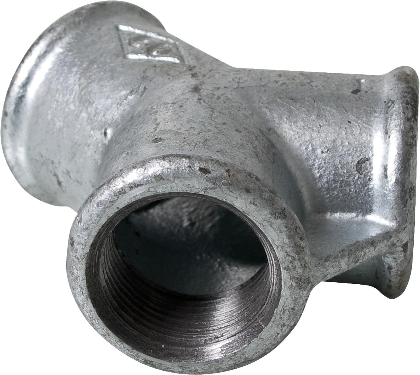 Malleable iron fitting, galvanized, No. 220 Y distributor, Ø 1/2"