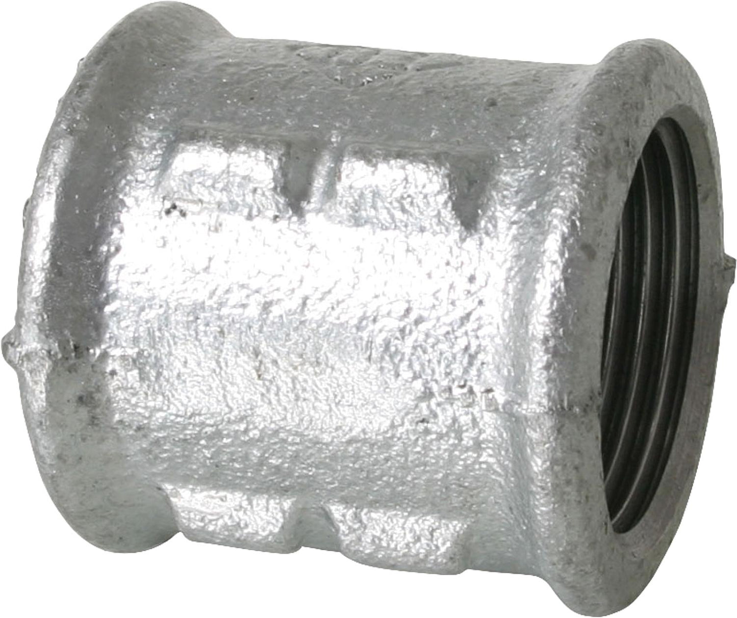 Malleable iron fitting, galvanized, No. 271, socket with right- and left-hand threads, Ø 3/8"
