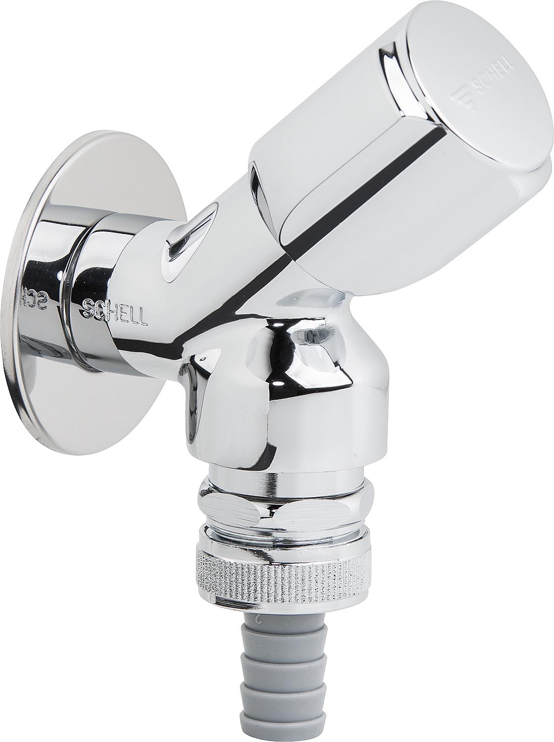 Geräteventil Schell, Messing, DN 15 (1/2"), mit Trinkwasserzulassung