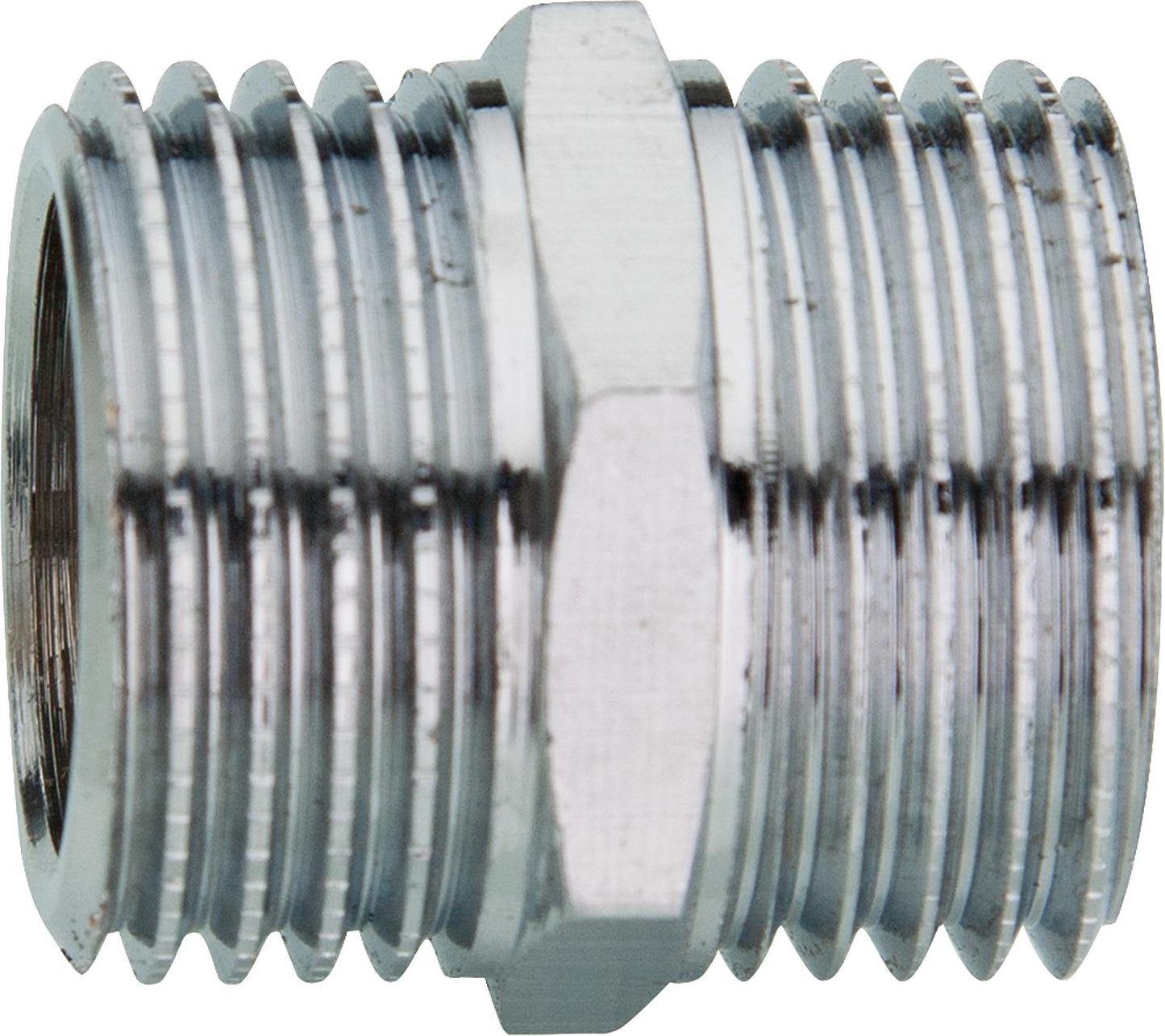 Double nipple chrome plated 1"