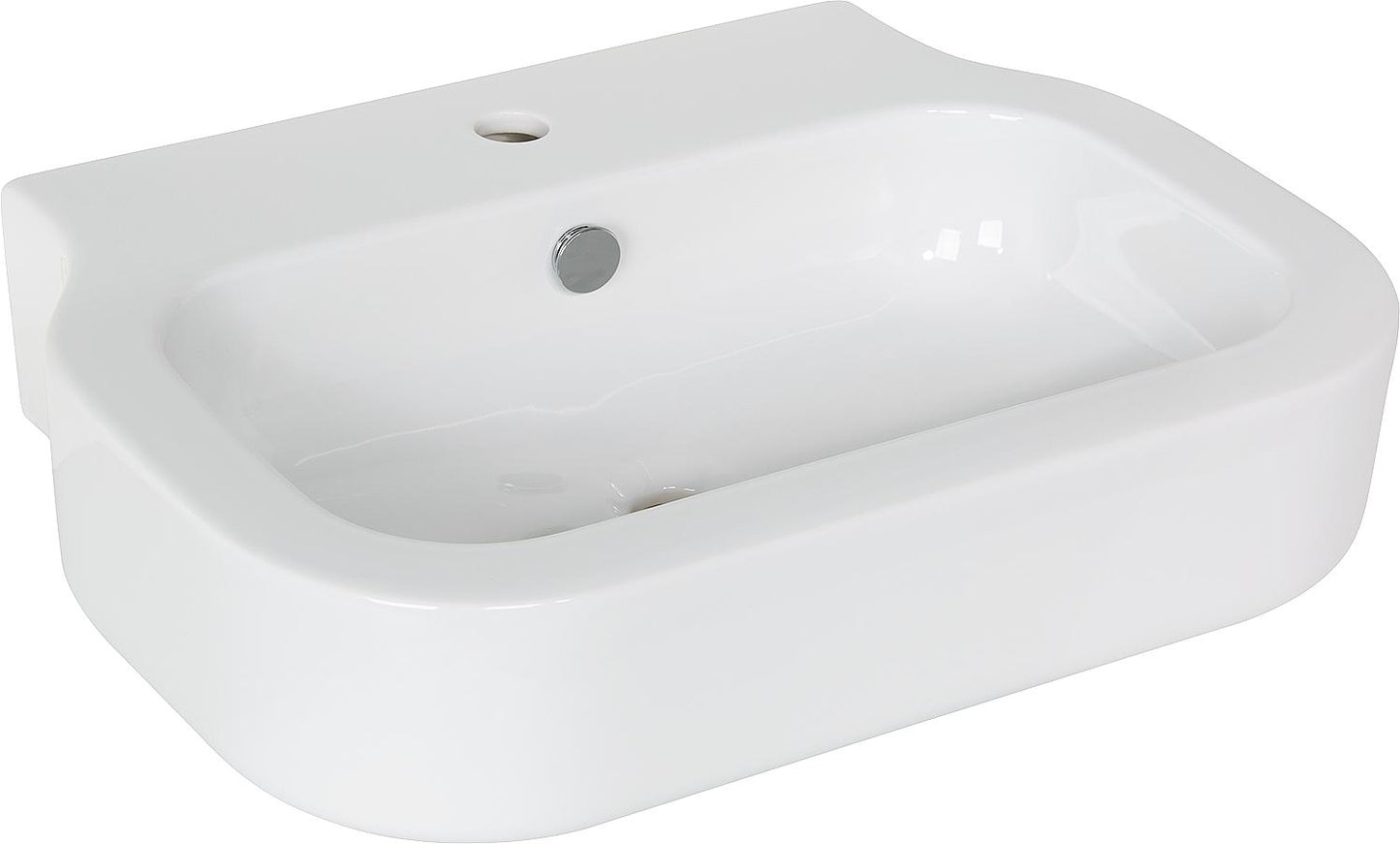 Waschtisch GLAZE BxHxT: 750x165x460 mm Keramik weiss