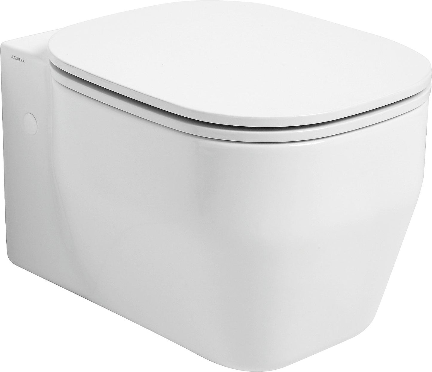 WC suspendu à chasse d'eau profonde GLAZE L x H x P : 360 x 340 x 520 mm Céramique blanche
