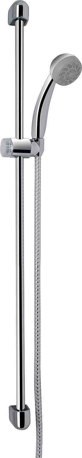 Tetis shower set 600 mm, 3 spray patterns Ø 71 mm chrome