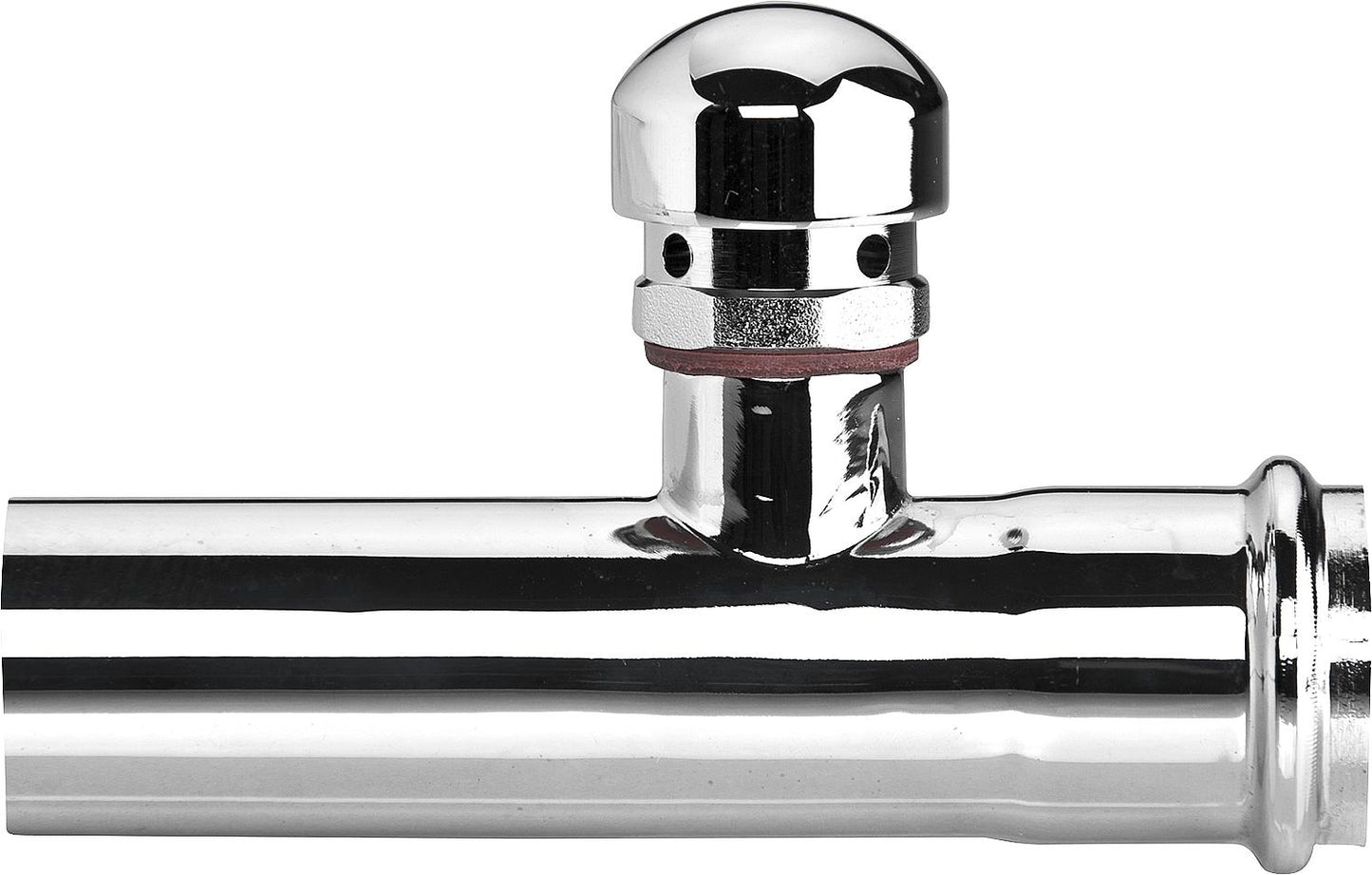 Tuyau d'extension avec aérateur, en laiton chromé, 32 x 125 mm