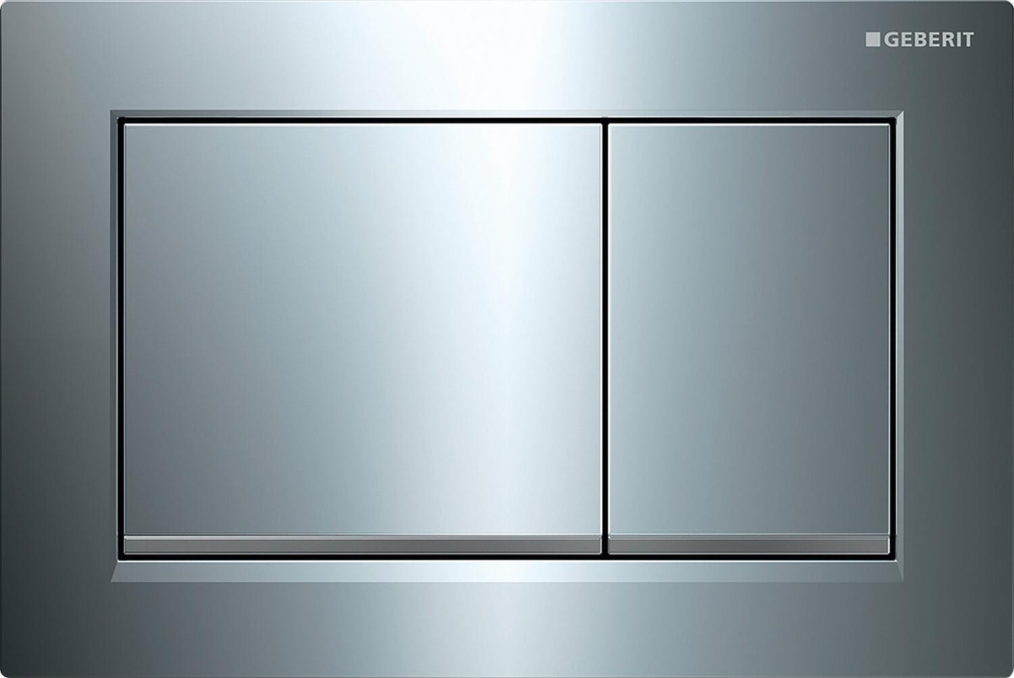 Plaque de commande carrée Omega 20, pour double chasse d'eau