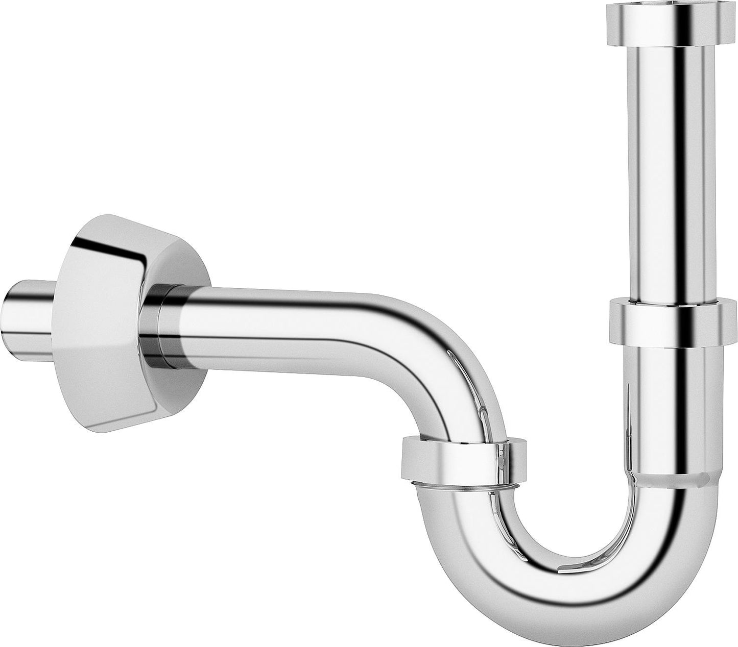 siphon tubulaire de lavabo en ABS