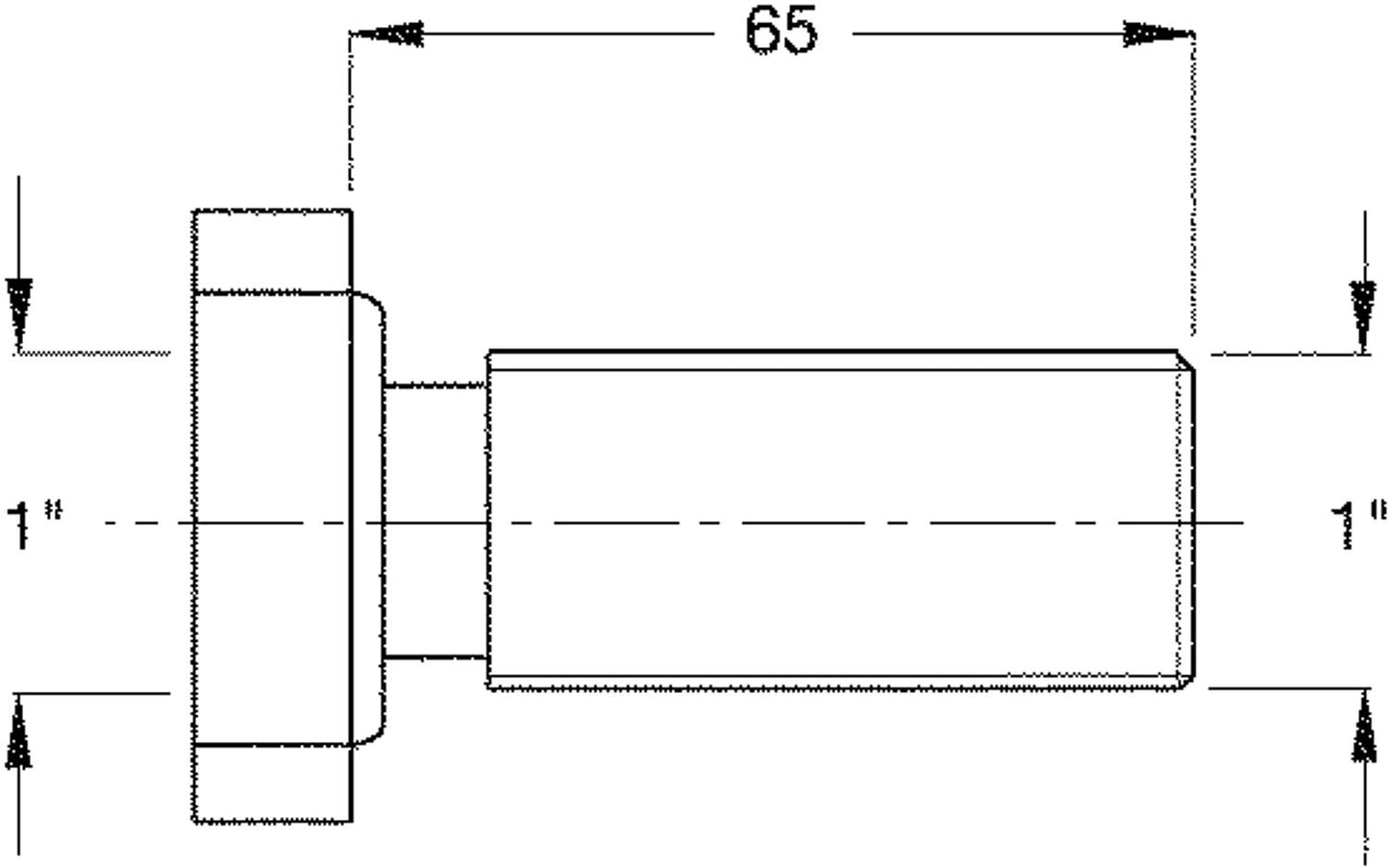 Verlängerung 1" zu UP-WM-Siphon
