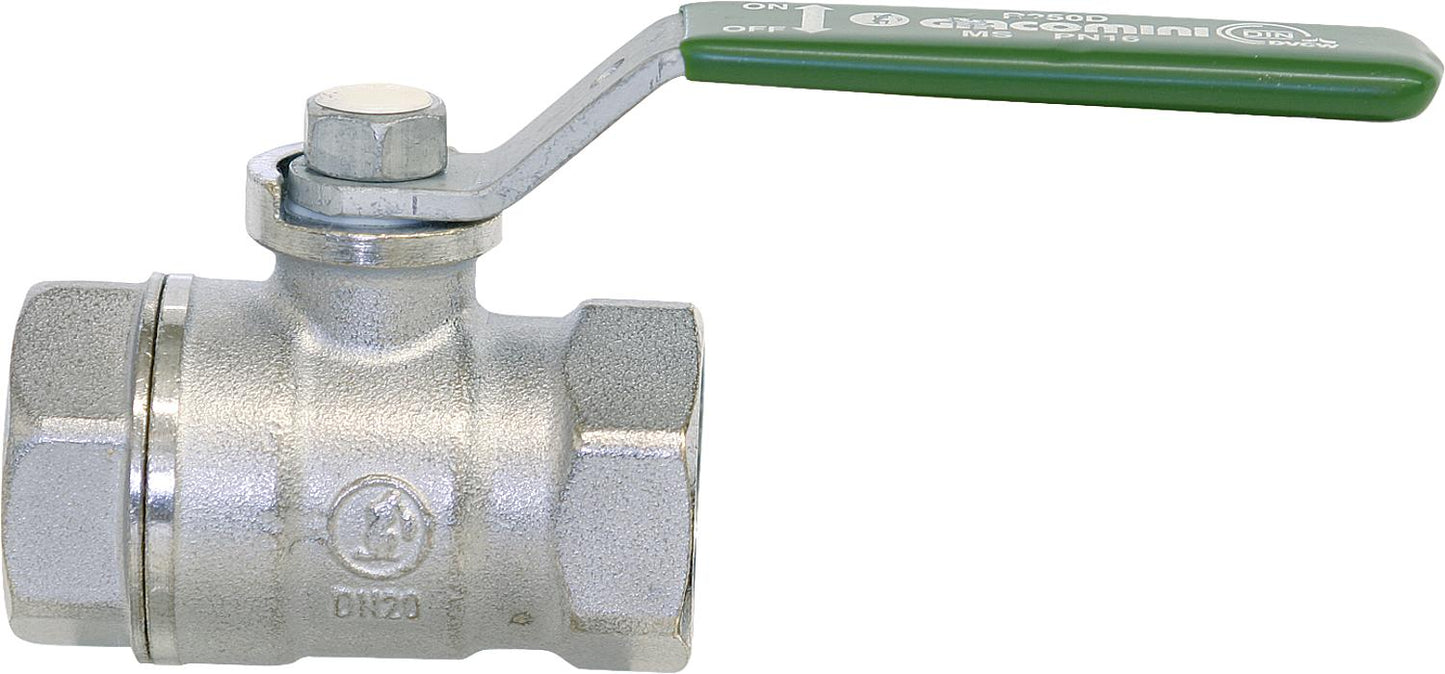 Drinking water ball valve R250W IG/IG 2" brass chrome-plated / lever handle