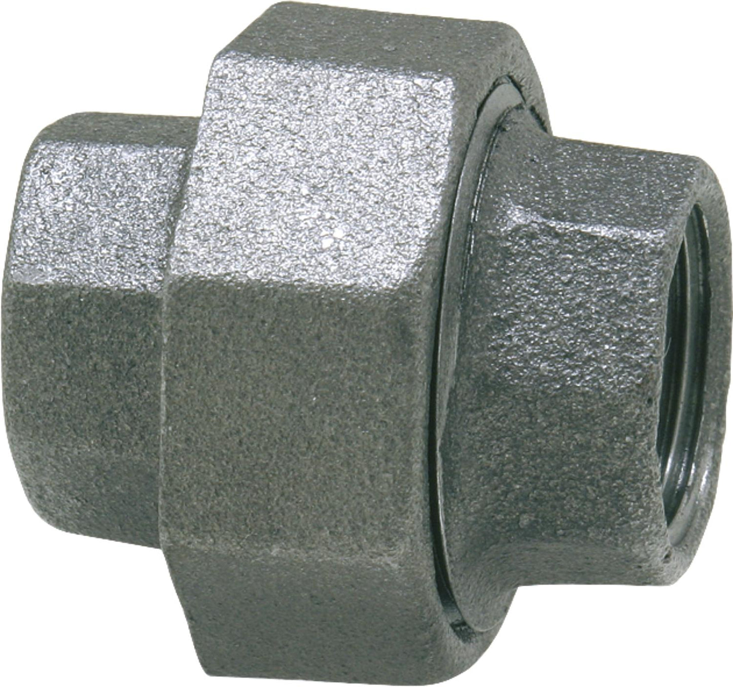Malleable iron fitting, black, 3/8" female thread, type 340, conical sealing