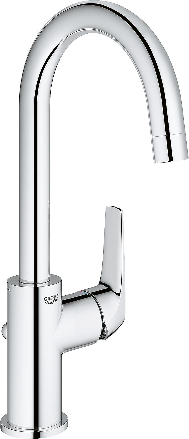 Grohe Bauflow L-Size basin mixer, 140 mm projection, chrome