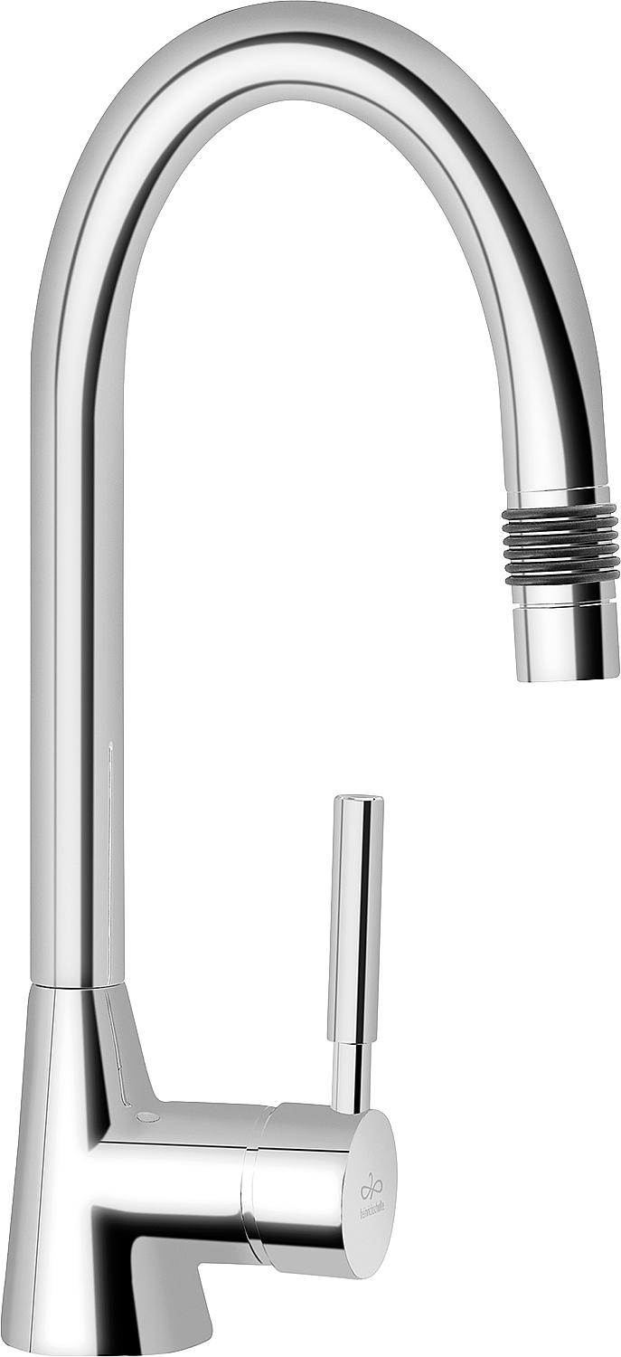 Spültischmischer Vivana, mit herausziehbarem Auslauf