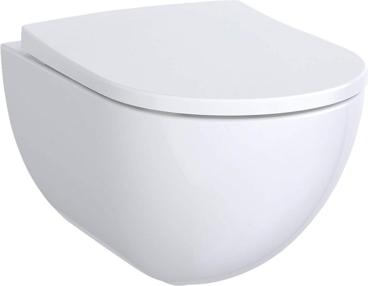 Geberit Acanto wall-hung, deep-flush toilet, white, rimless, WxDxH: 350x510x335mm