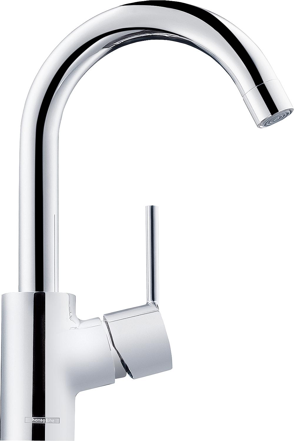 Hansgrohe Talis S basin mixer, 145 mm projection, chrome, swivel spout