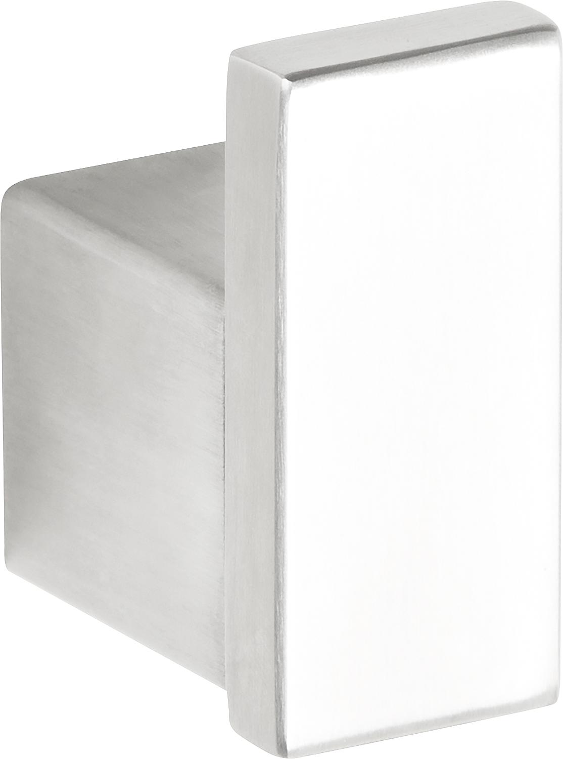 Erva towel hook, brushed stainless steel