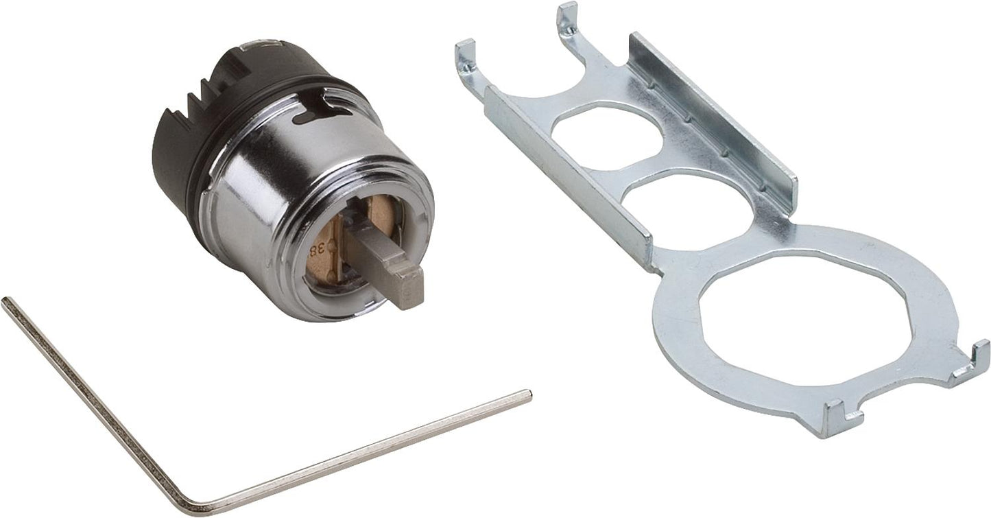 Complete UP cartridge for bath and shower mixers