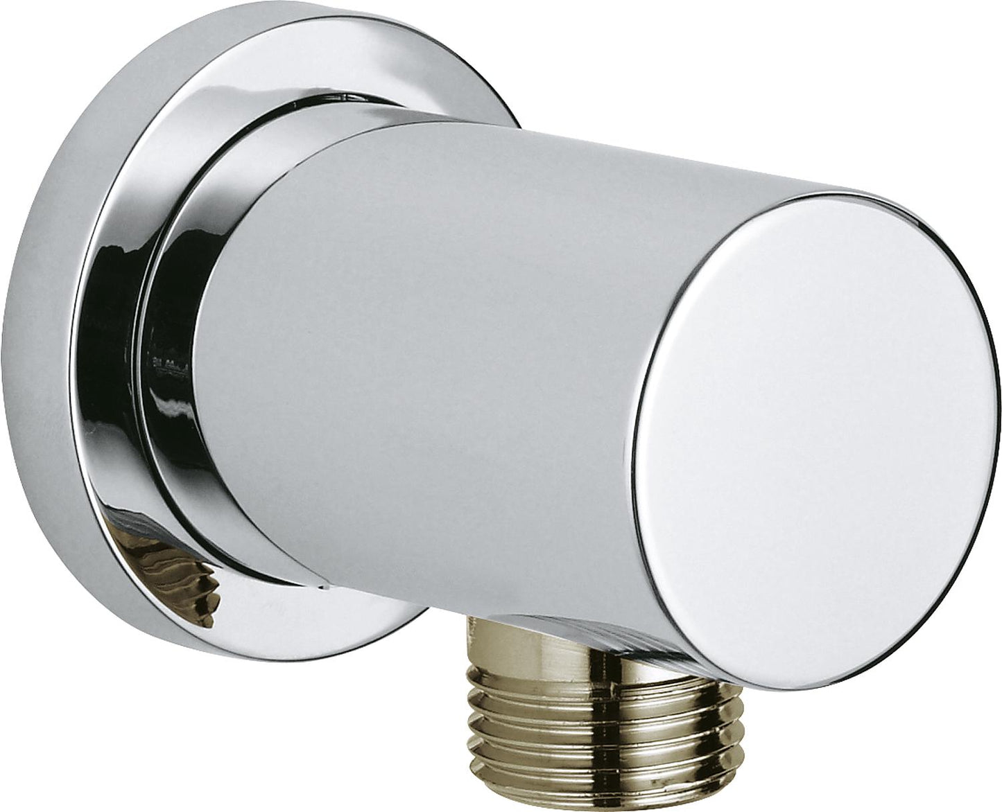Grohe Rainshower DN15 Linear wall connection elbow with round chrome rosette