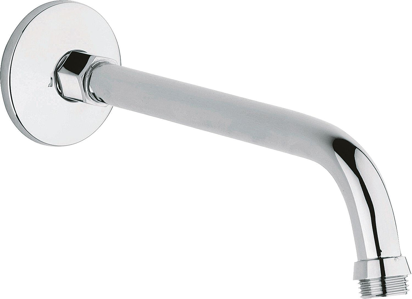 Shower arm, DN 15 projection 200mm, with chrome push-on rosette