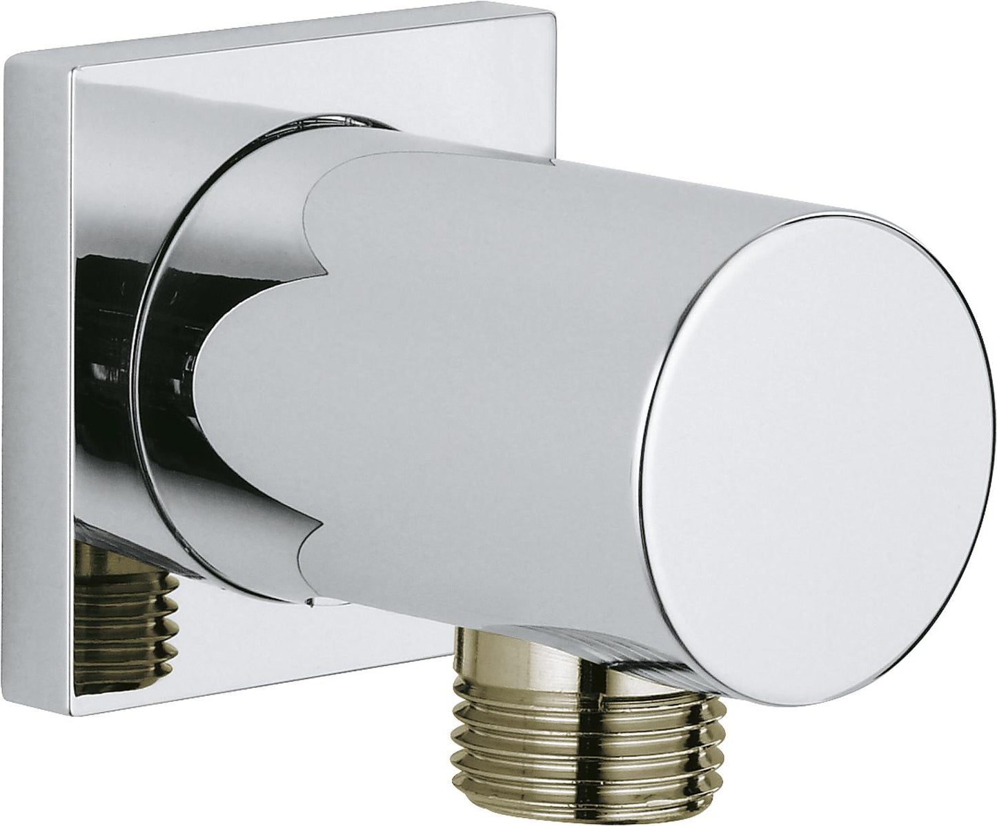 Grohe Rainshower wall connection elbow, male thread with square rosette, chrome