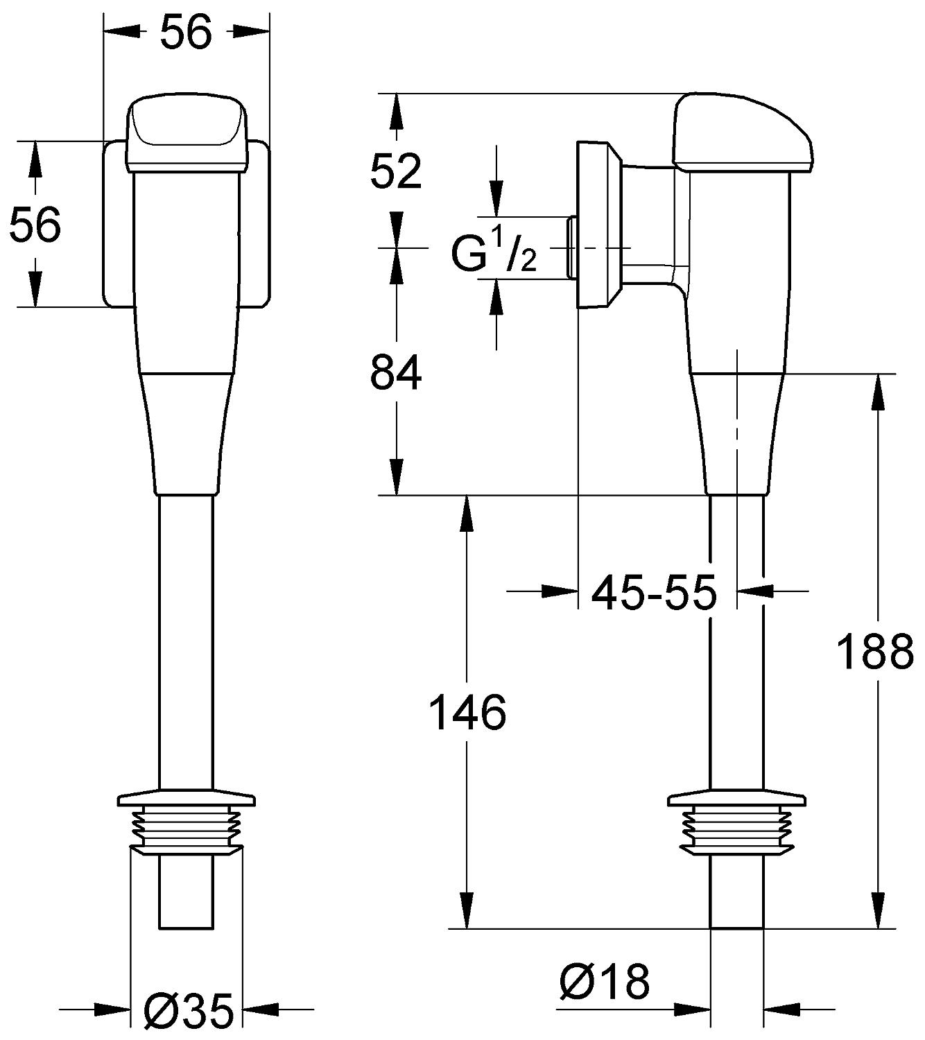 Grohe connector 43818000