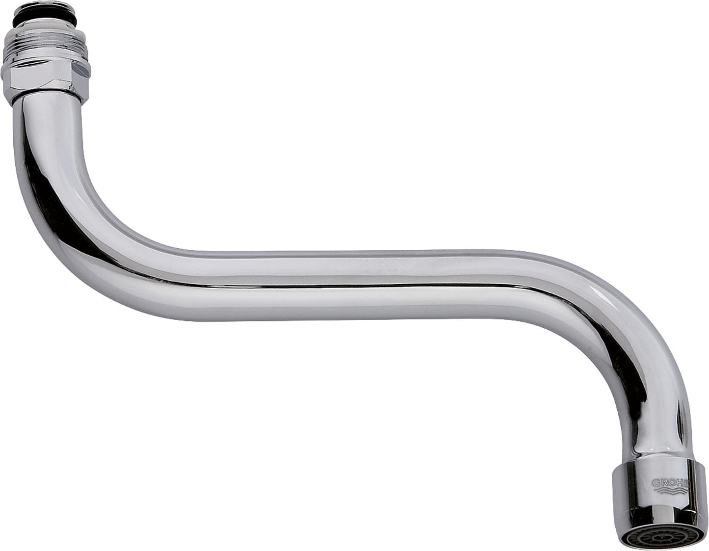 Grohe S-spout, projection = 150 mm, height = 110 mm, external thread 22x1