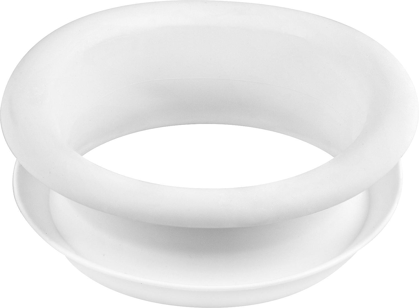 Rubber toilet outlet connector for WC with internal outlet on cast iron pipe NW100, light