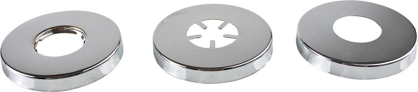 Stedo Design sliding rosette D = 80 mm, H = 10 mm, d = 22 mm MS chrome-plated