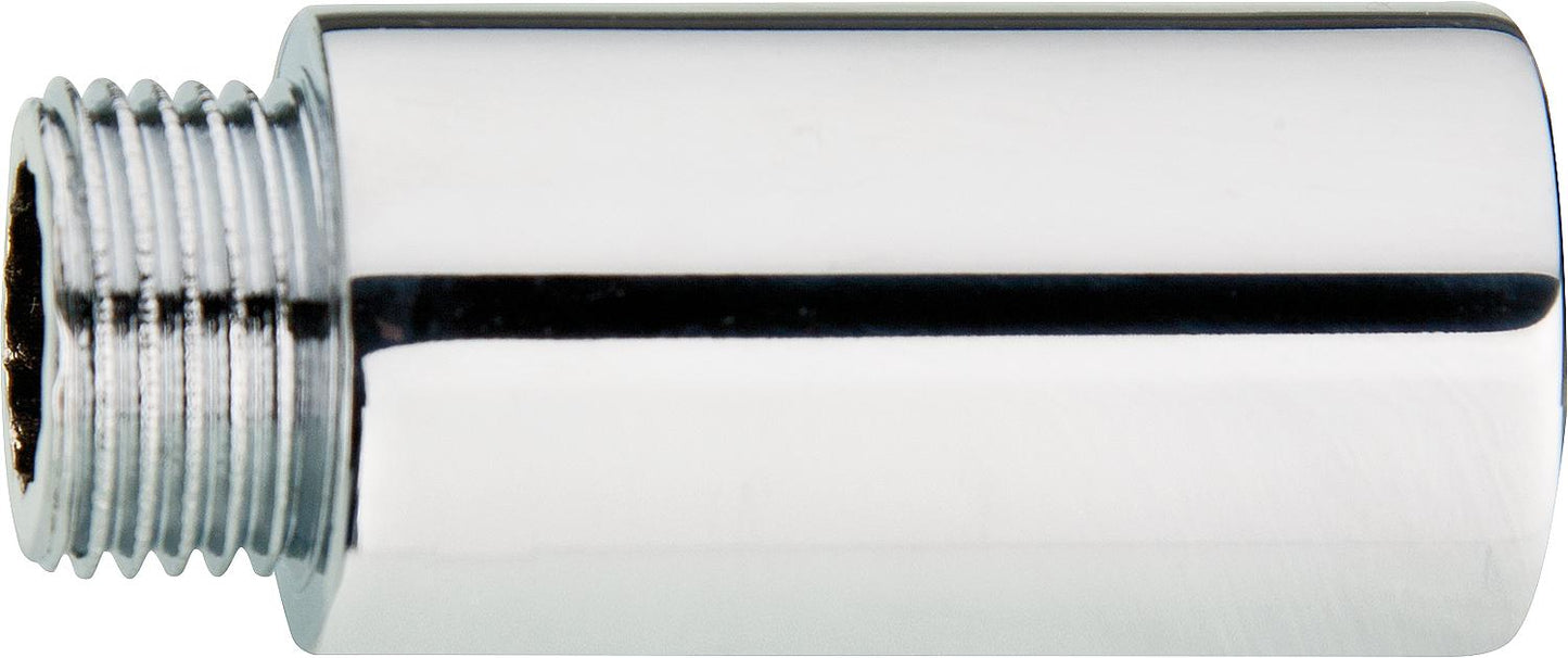 Tap extension LUX brass chrome-plated, DN25 (1") x 50 mm