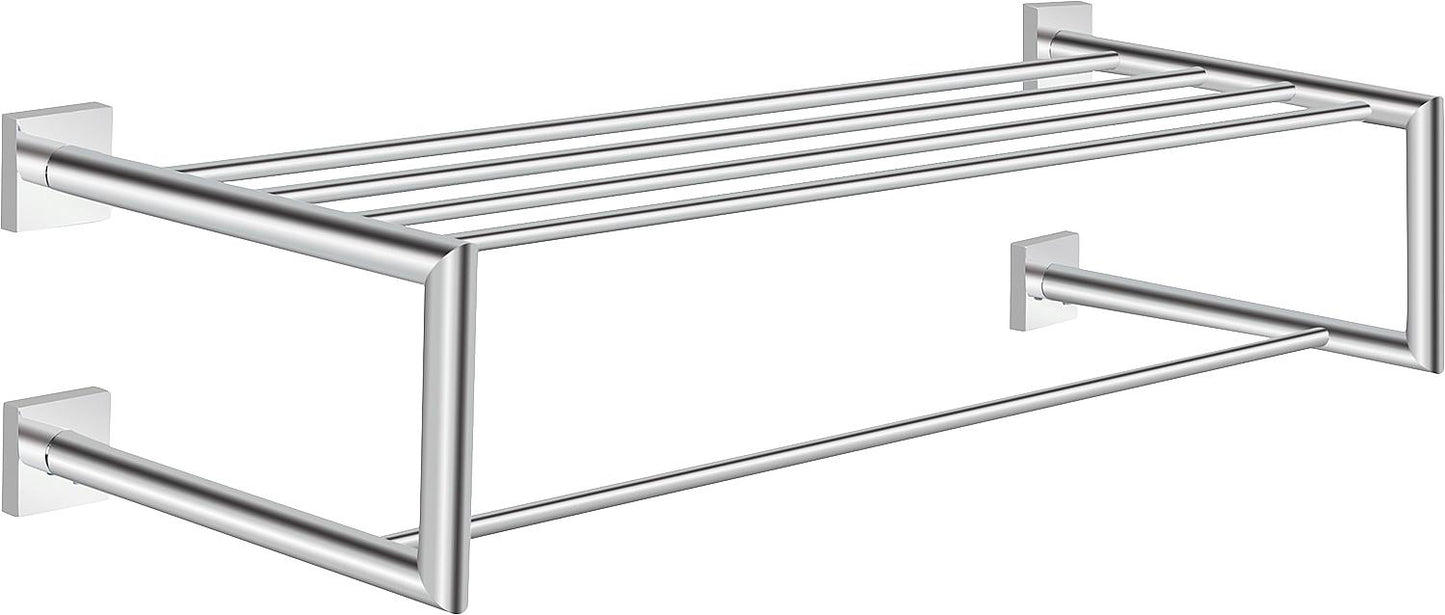 Elean towel shelf 150x637x230 mm chrome-plated brass
