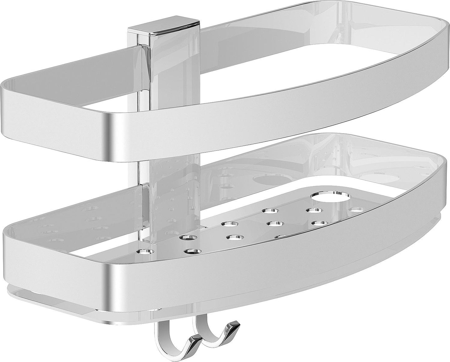 Elenis shower basket 240x160x118 mm chrome-plated brass