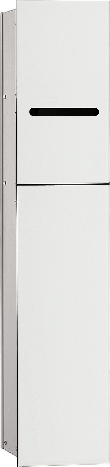WC module emco asis 2.0 flush-mounted, hinged on the left, height 811mm, optiwhite