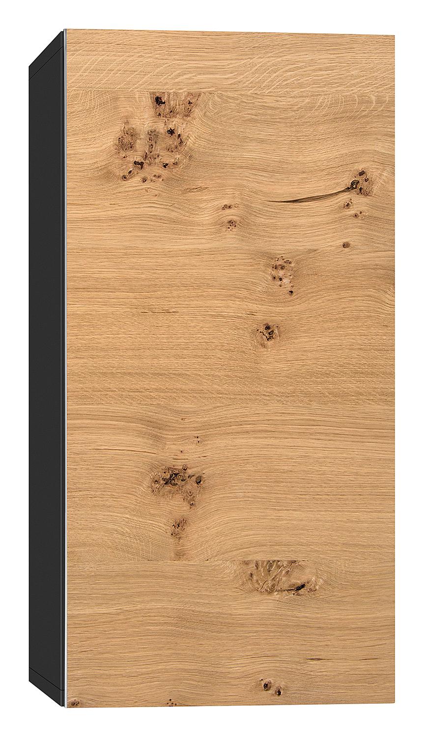 Armoire haute Ela, 800 mm de hauteur, corps noir