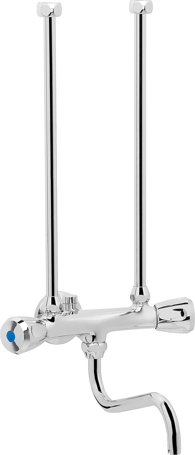 Zweigriffmischer für Elektro-Warmwasserbereiter KWC ND Ausladung 160 mm chrom