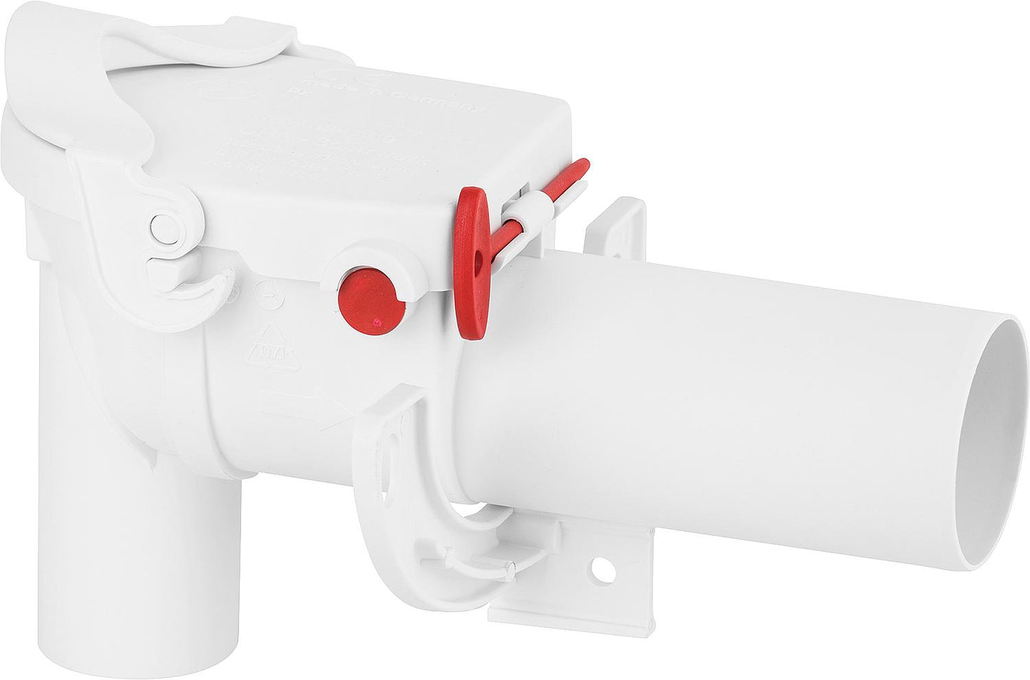 Double backflow preventer DN50 with emergency closure, corner shape