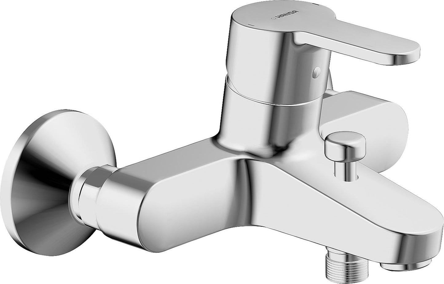 Mitigeur de salle de bain Hansa Hansaprimo AP, saillie de 155 mm, chromé