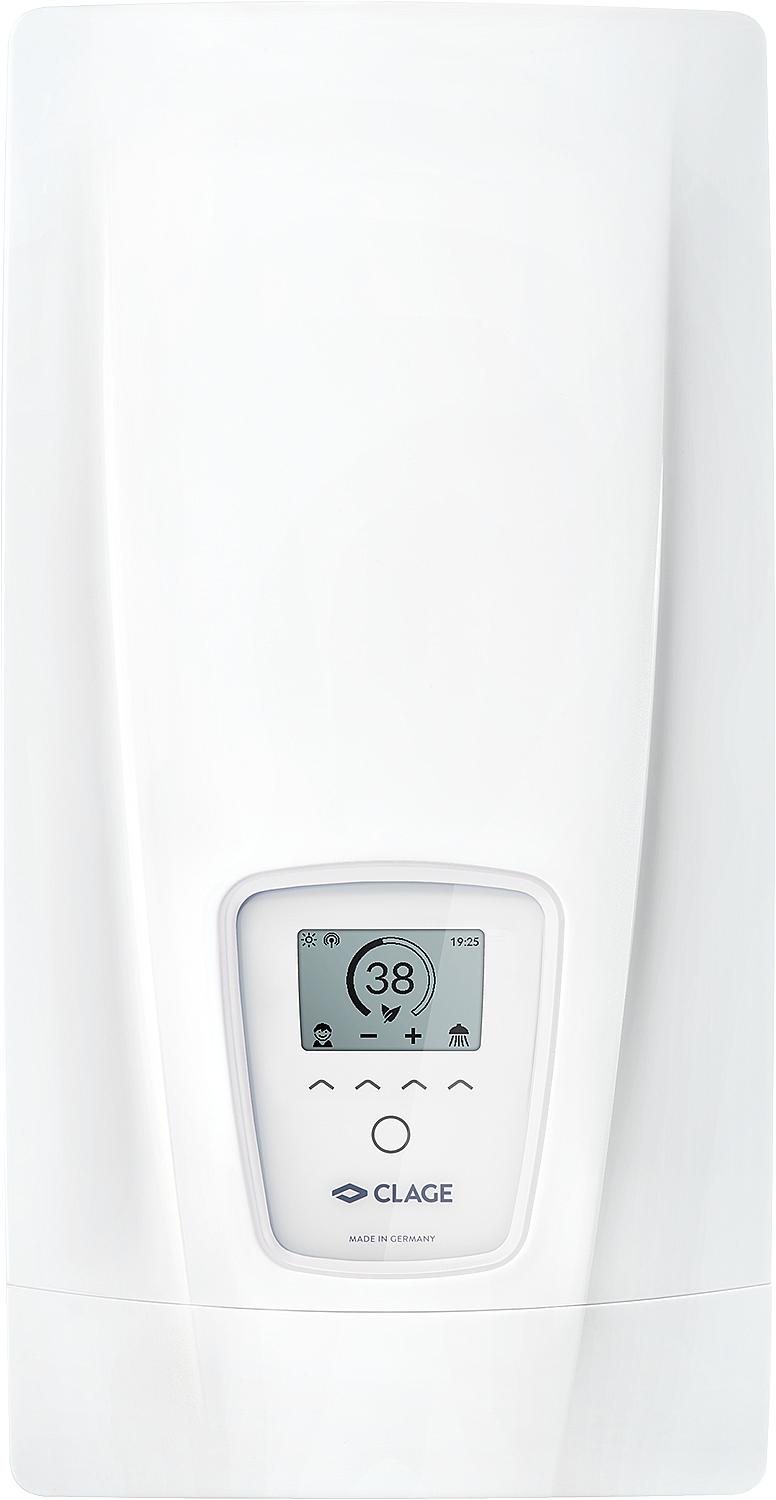 Large instantaneous water heater Clage DEX Next, 18-27KW / 400V, HxWxD: 4687x238x96mm