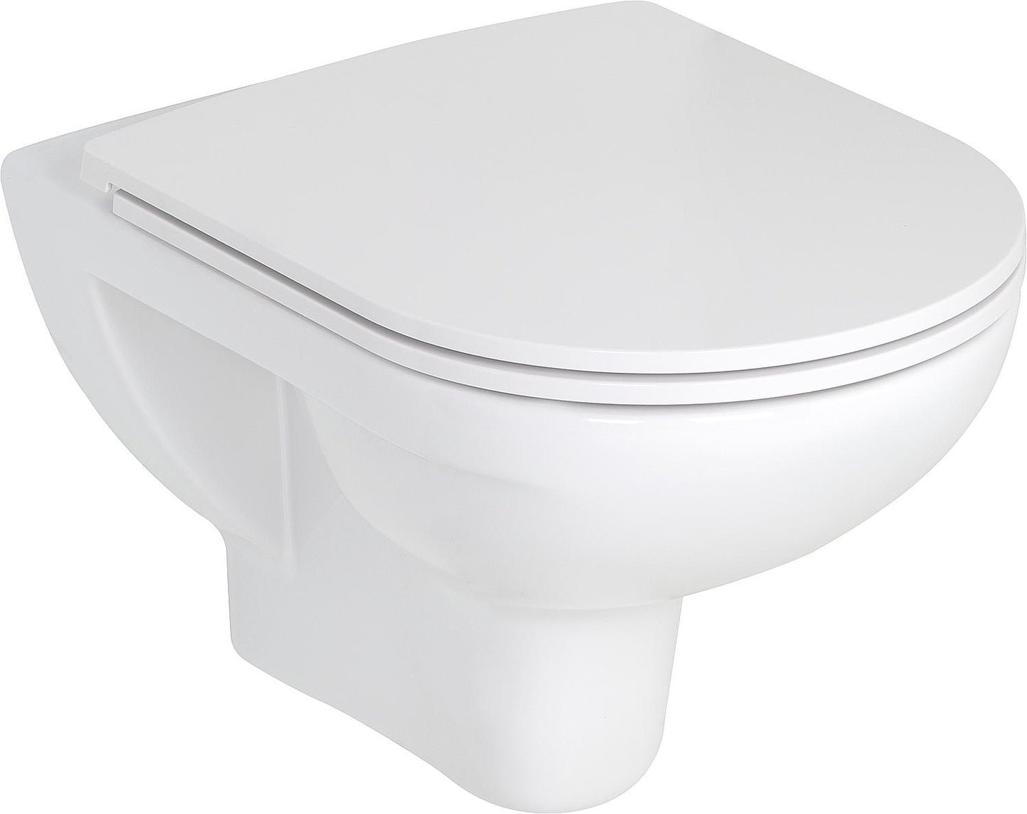 Laufen PRO wall-hung, deep-flush toilet (rimless) + soft-close, removable toilet seat (combi-pack)