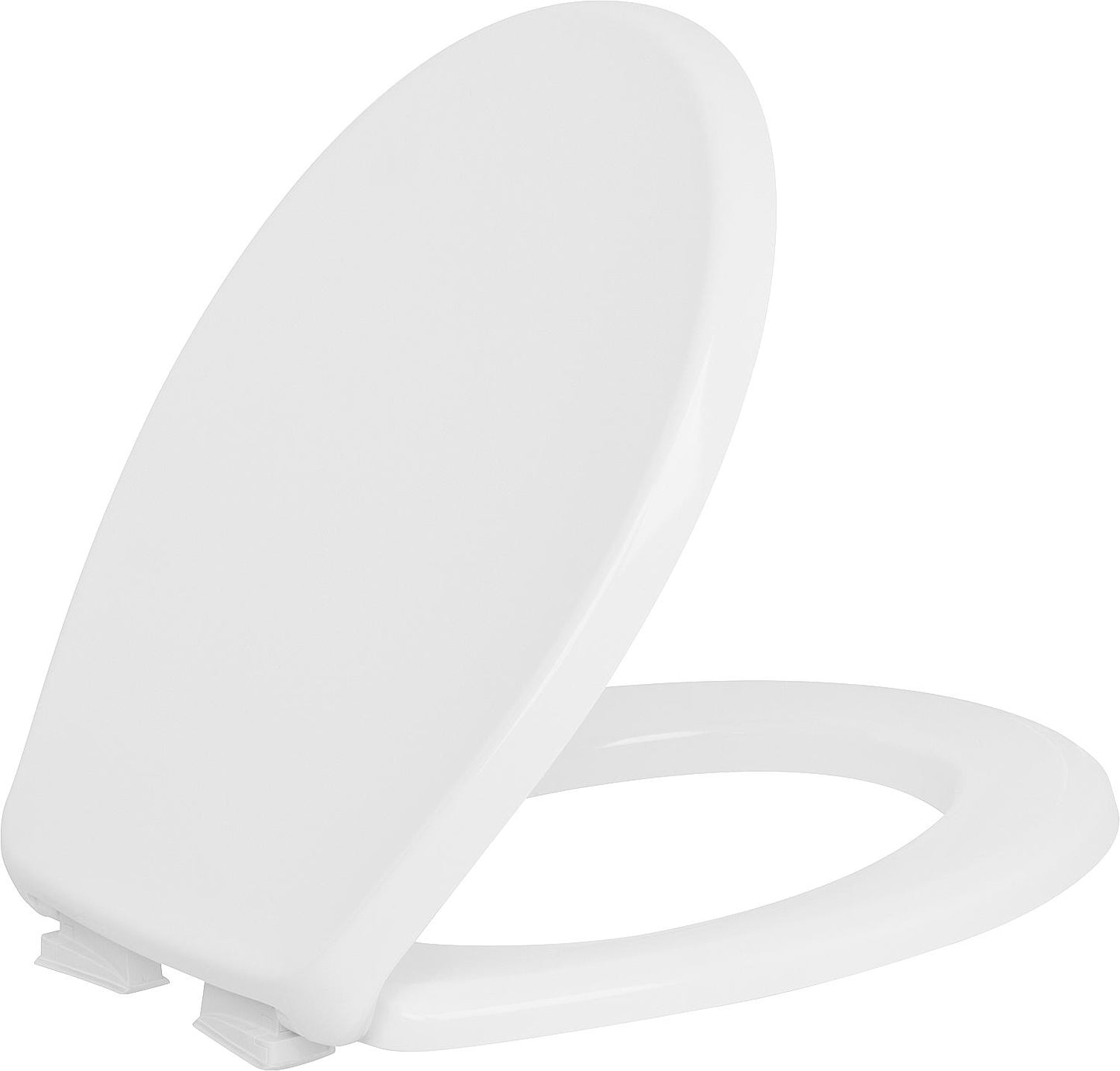 WC-Sitz Nemo, weiss, Duroplast, Bügelscharniere Edelstahl, BxHxT:383x49x460mm