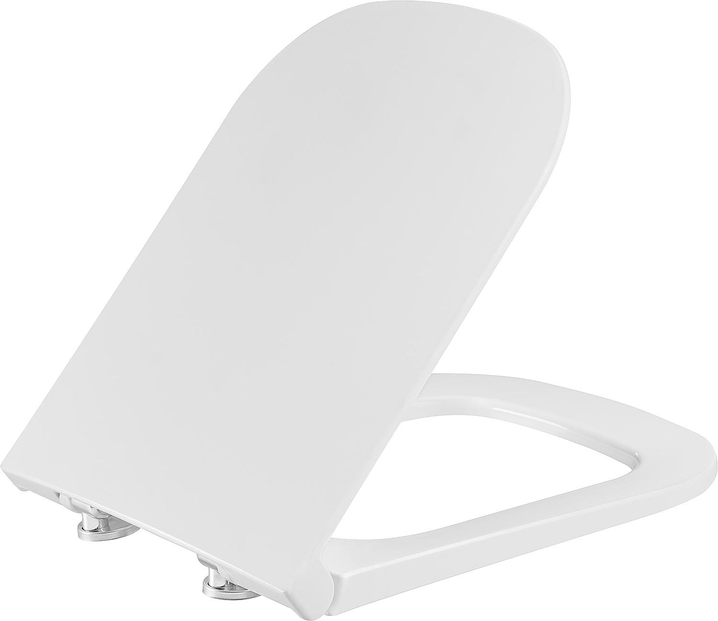 Urucula toilet seat, white, soft-close, made of duroplast with stainless steel hinges