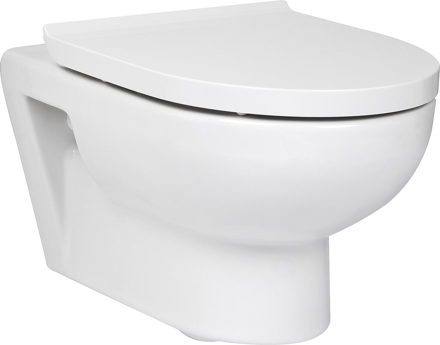 Duravit Durastyle wall-hung, deep-flush toilet, rimless with soft-close toilet seat, white (Combi-Pack)