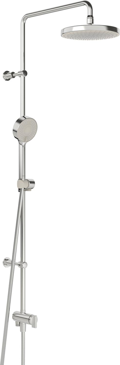 Brause-System Hansa Hansabasicjet ohne Armatur, Handbrause + Kopfbrause Ø 200 mm chrom