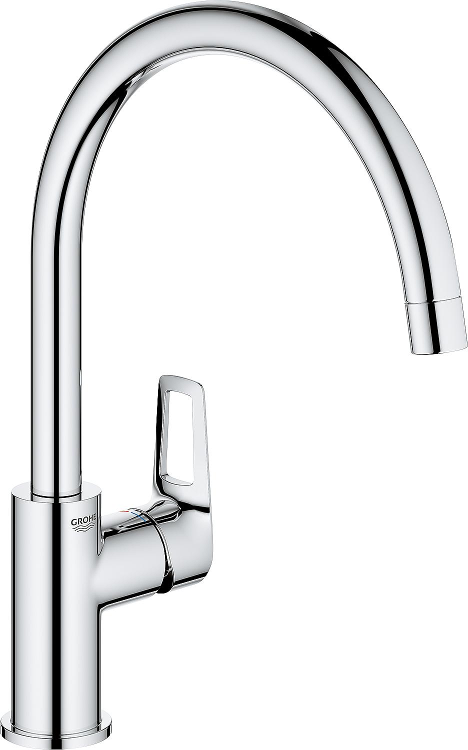 Spültischmischer Grohe Bauloop Schwenkauslauf Ausladung 223 mm chrom