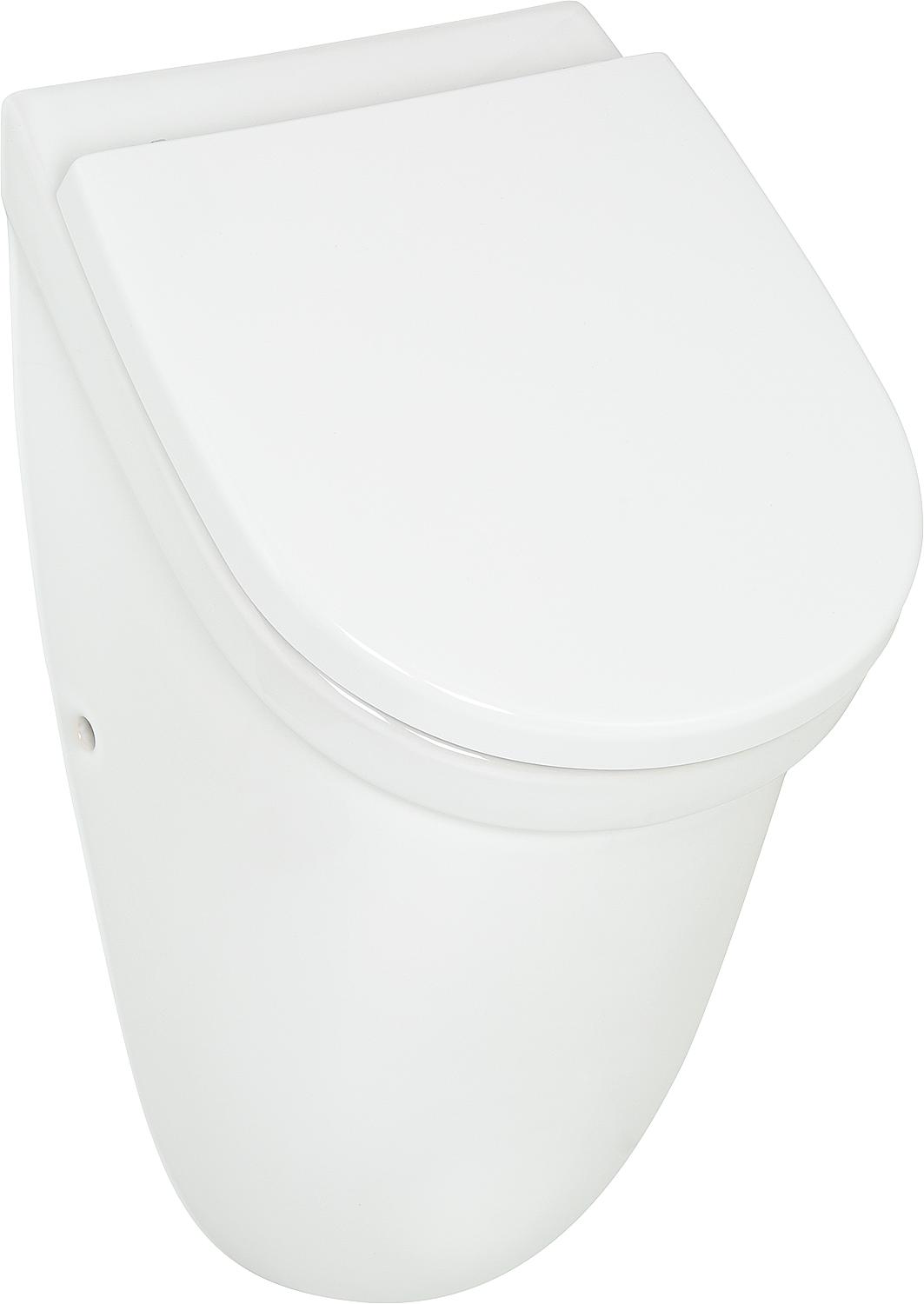 NEO 2.0 urinal with lid, rear inlet, WxHxD: 320x560x290 mm, ceramic white