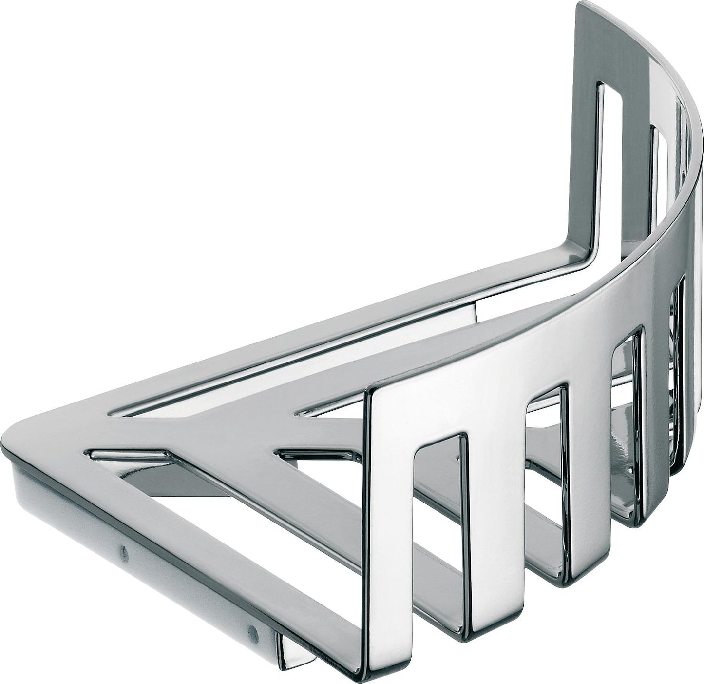 Corner wall basket emco system2 chrome, concealed mounting WxHxD: 182.6x80x182.6mm