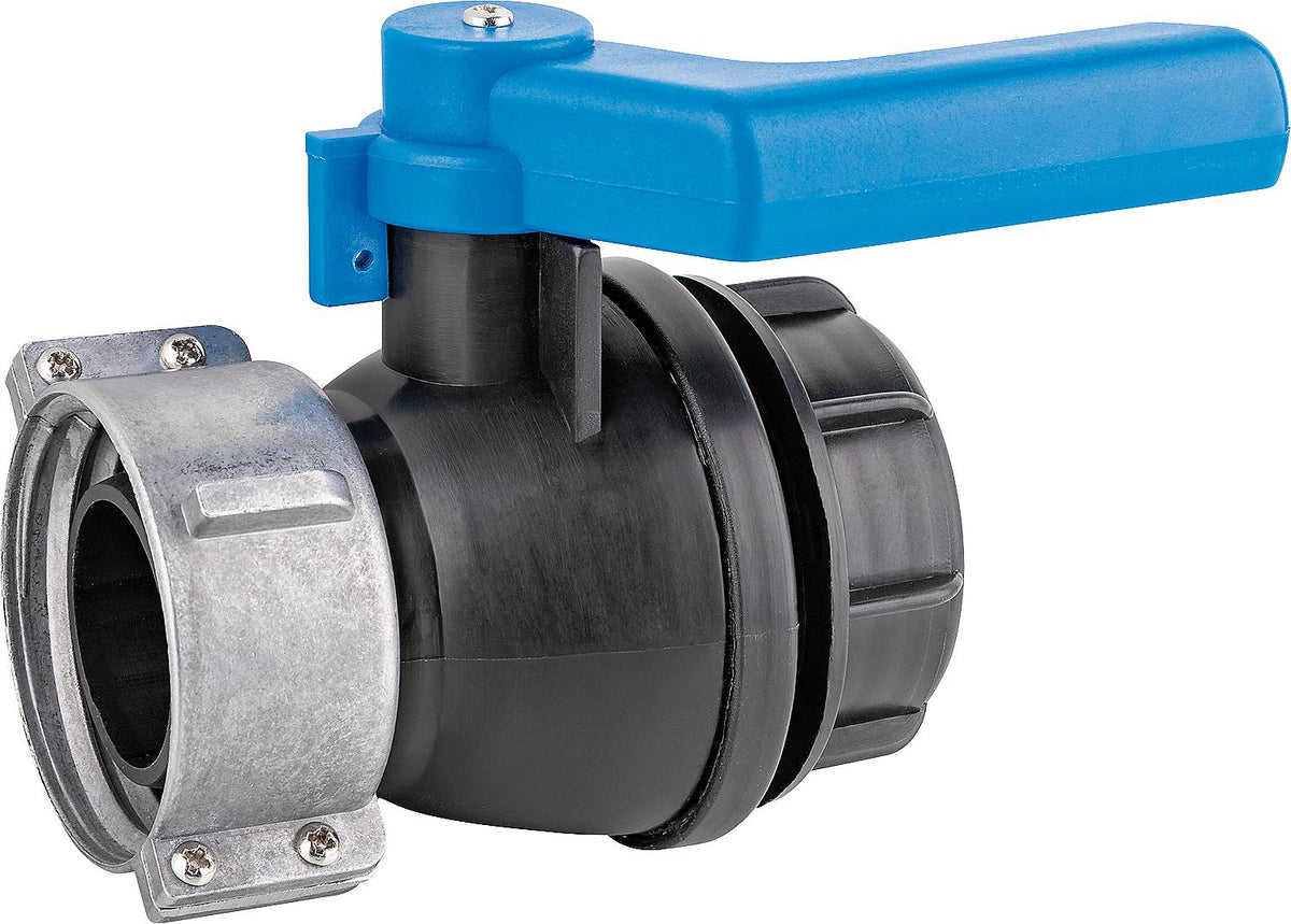 Vanne à bille S60x6 à filetage grossier pour conteneurs IBC