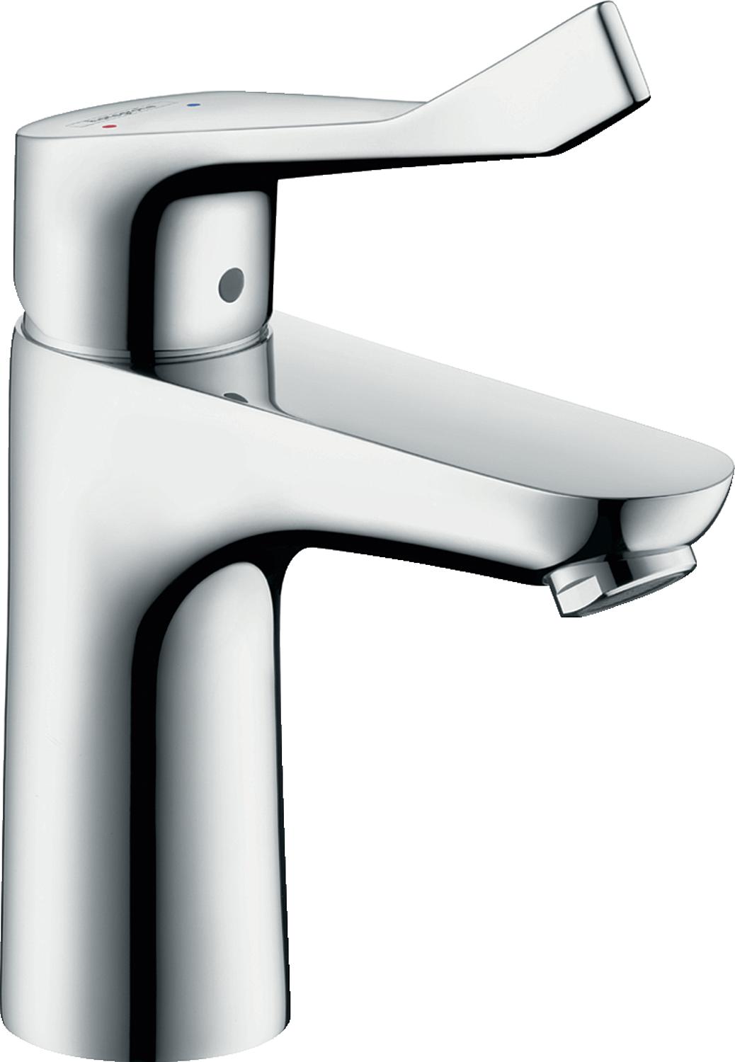 Mitigeur de lavabo chromé Hansgrohe Focus Care 100