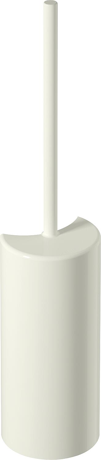 Hewi WC brush set series 477, pure white, freestanding