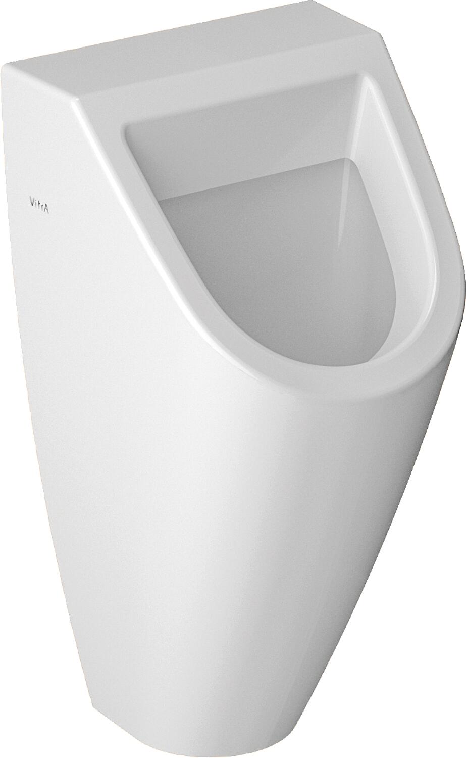VitrA S20 Basic white urinal, rear inlet, horizontal outlet, WxHxD: 310x625x300mm
