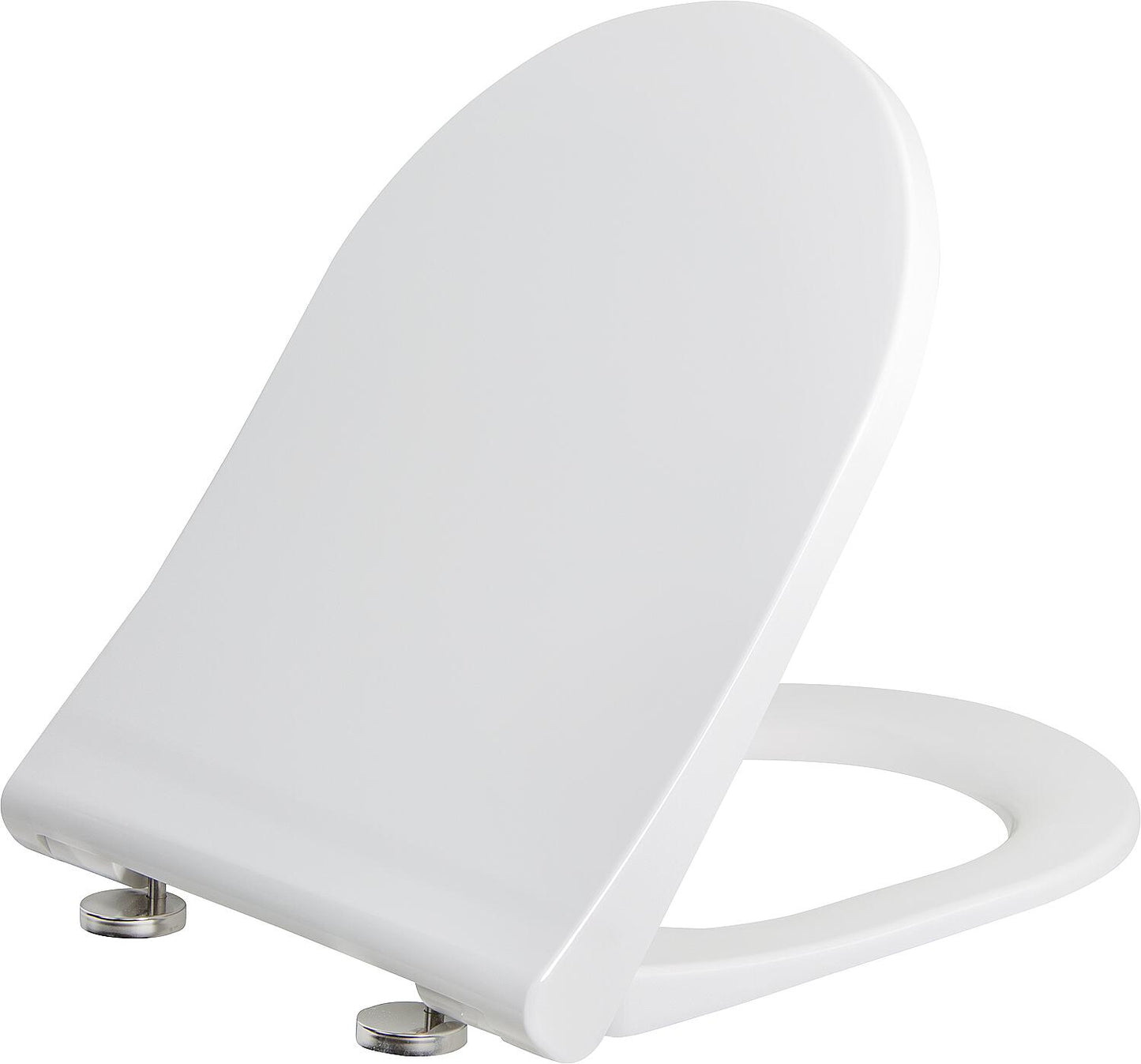 Abattant de toilettes VitrA Integra Slim Wrap, blanc, fermeture amortie, amovible, L x H x P : 367 x 20 x 457 mm