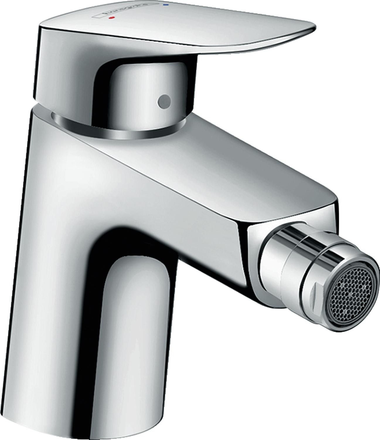 Mitigeur de bidet Hansgrohe 70 Logis, saillie de 119 mm, chromé