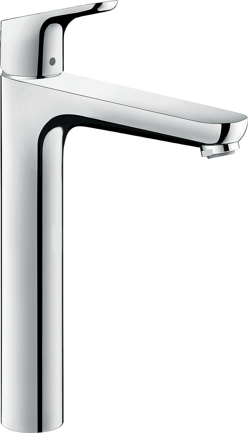Hansgrohe 230 Focus basin mixer, 185 mm projection, chrome, without waste fitting